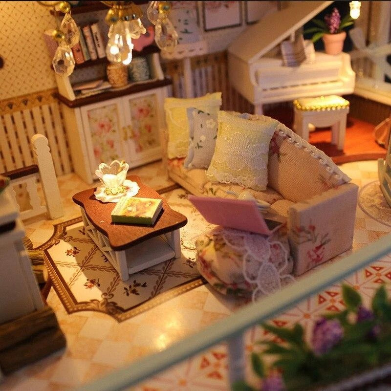 ZENDROP - DIY Wooden Miniature House Building Model Kit