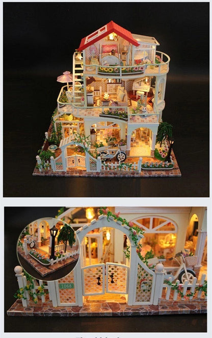ZENDROP - DIY Wooden Miniature House Building Model Kit