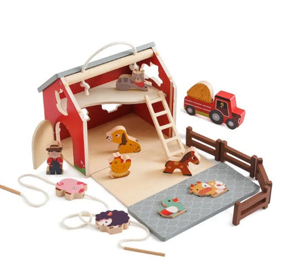 ZENDROP - Montessori Wooden 5-in-1 Educational Toy