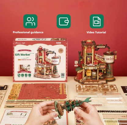 3D Puzzle Wooden Assembly Block Toy