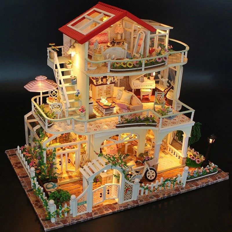 ZENDROP - DIY Wooden Miniature House Building Model Kit