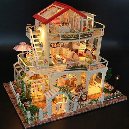 ZENDROP - DIY Wooden Miniature House Building Model Kit