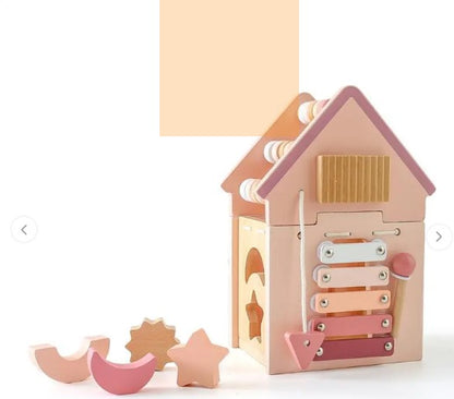 ZENDROP - Montessori Wooden 5-in-1 Educational Toy