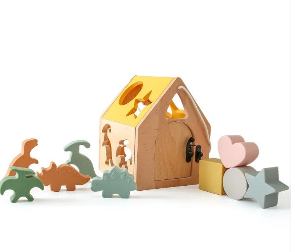 ZENDROP - Montessori Wooden 5-in-1 Educational Toy