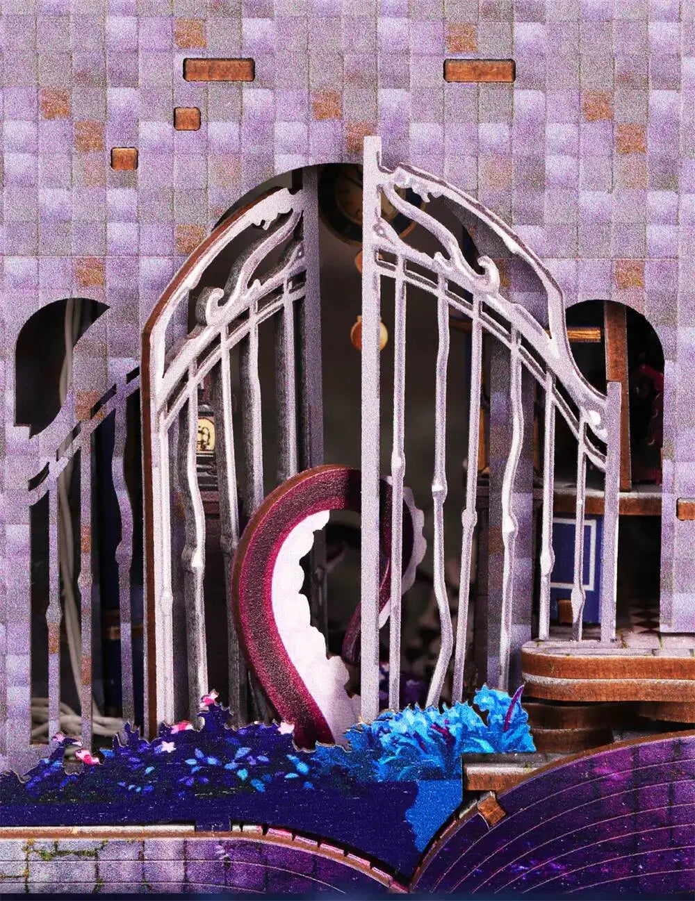 C26-PRODUKT-DSERS-26 - NEW DIY Wooden The Gate of Secret Realm House Figurines Miniature Kits With LED Lights Home Decoration For Adult Handmade Gifts