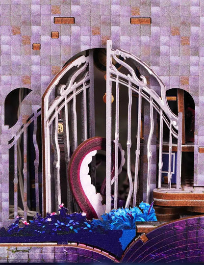 C26-PRODUKT-DSERS-26 - NEW DIY Wooden The Gate of Secret Realm House Figurines Miniature Kits With LED Lights Home Decoration For Adult Handmade Gifts