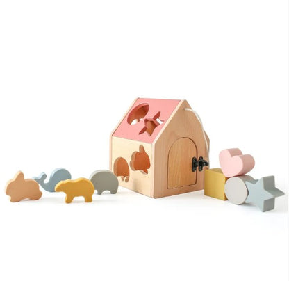 ZENDROP - Montessori Wooden 5-in-1 Educational Toy