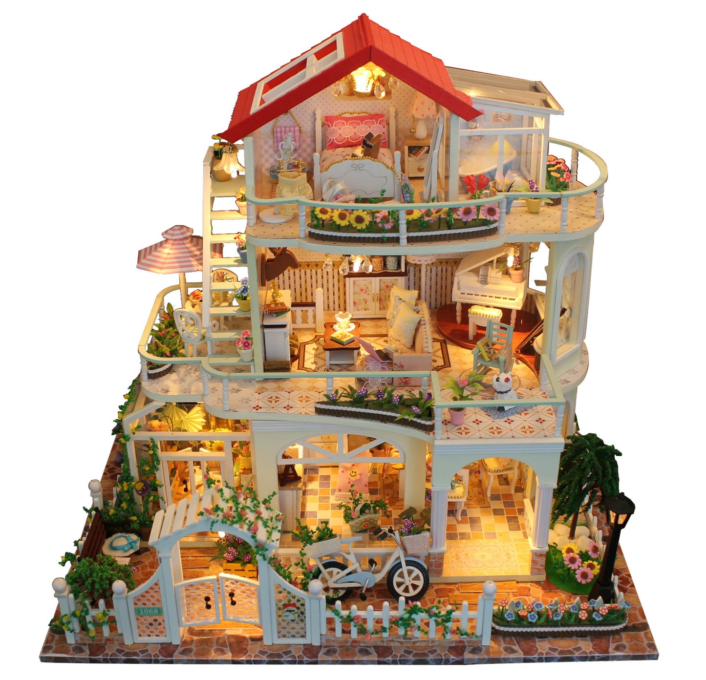 ZENDROP - DIY Wooden Miniature House Building Model Kit