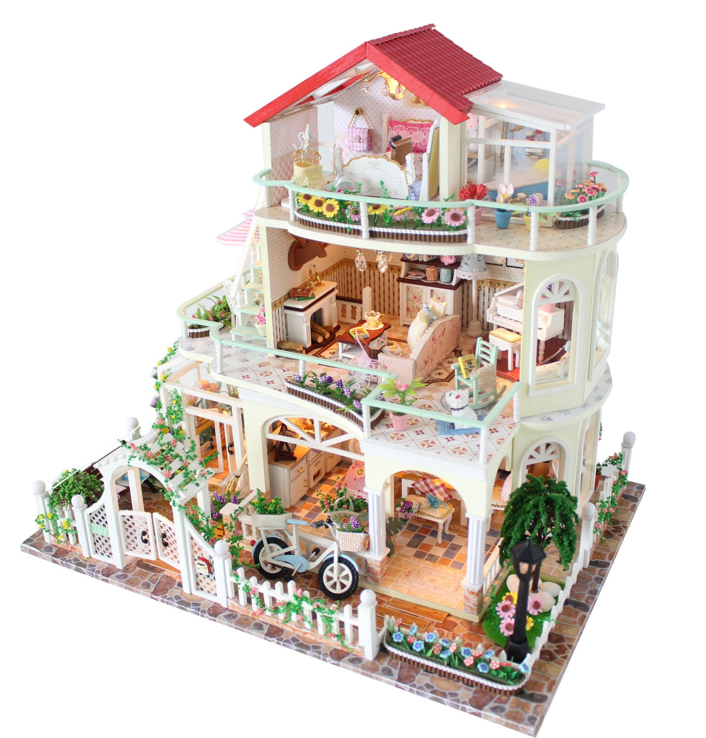 ZENDROP - DIY Wooden Miniature House Building Model Kit