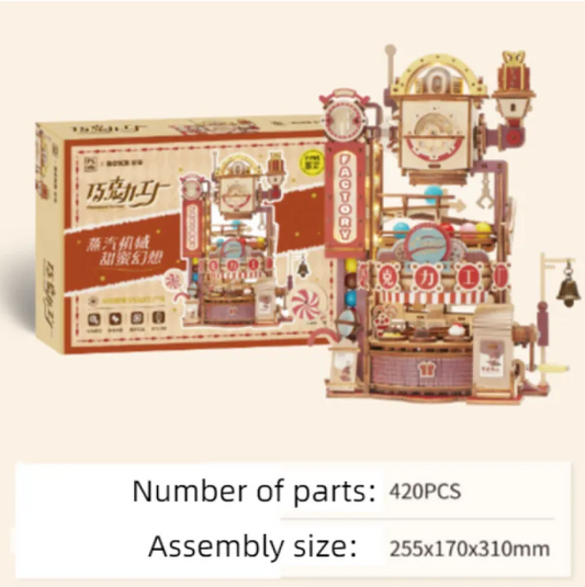 Chocolate Factory 3D Handmade Puzzle Kit