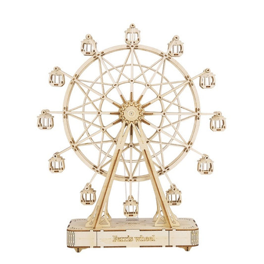 ZENDROP - DIY Wooden Music Ferris Wheel Puzzle Toy Model