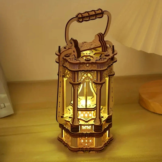 Traditionelle Laterne aus der Tang-Dynastie Holz 3D Modell