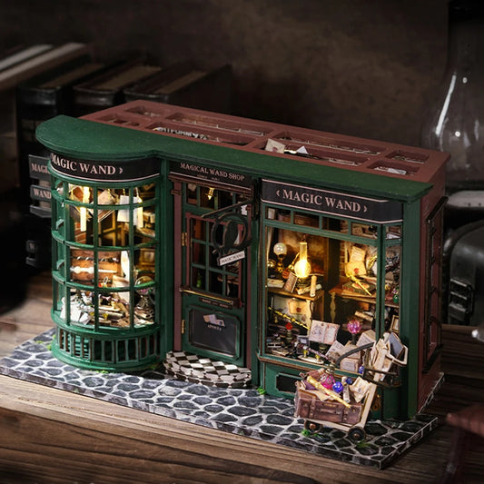PP-TEMPLATE - Retro Miniatur Haus Bausatz