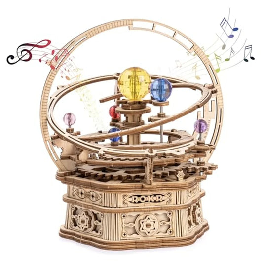 Sternenrotor Rotierendes Musikbox Holzmodell Bausatz