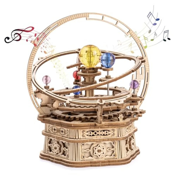 Sternenrotor Rotierendes Musikbox Holzmodell Bausatz