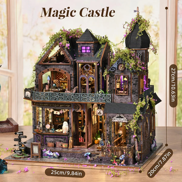Zauber Bücherinsel Miniatur Bausatz Set