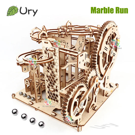 Holz Labyrinth Kugelbahn Set