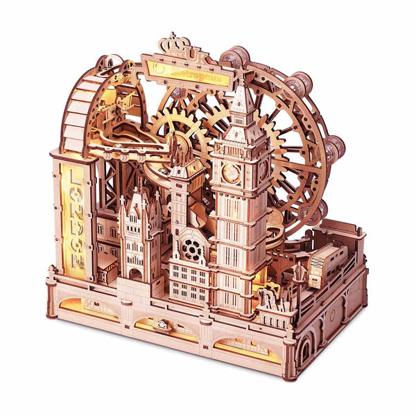 London Marmorbahn Bau-Kunst Set Holzmodell Mechanik